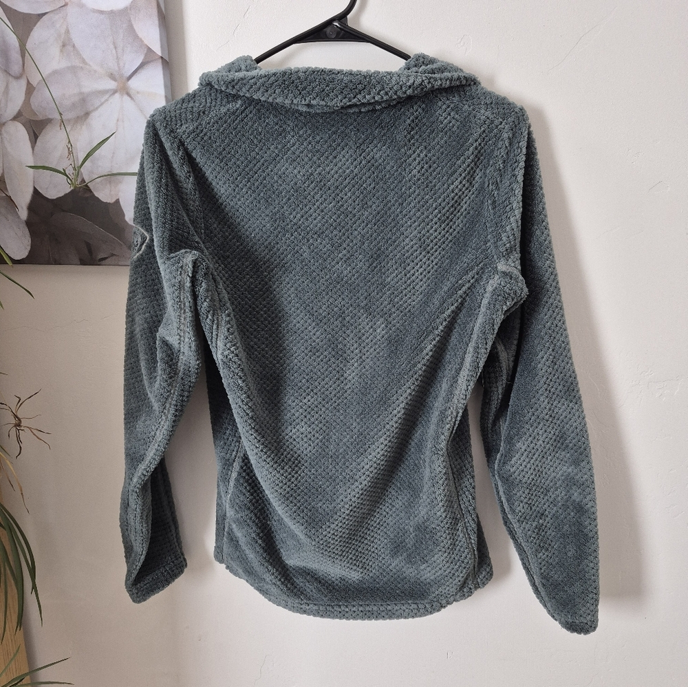 Womens collared zip-up fleece jacket - Picture 4 of 4
